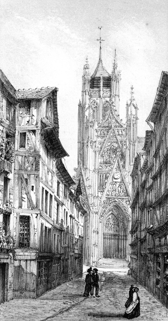 Église Saint-Maclou, Rouen, France, 19e siècle - Unbekannt