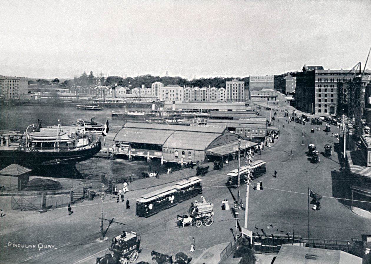 Circular Quay, vers 1900 - Unbekannt