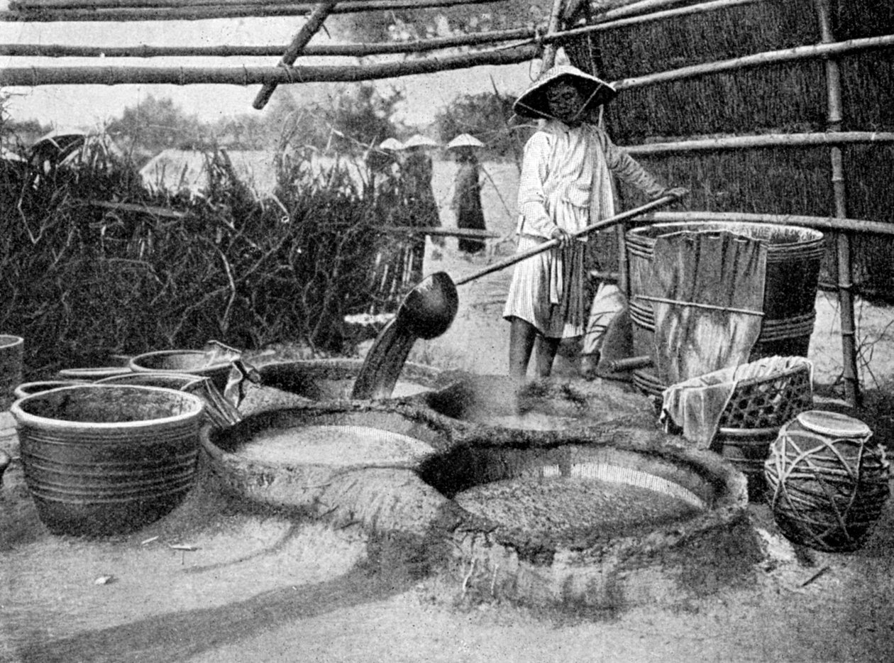 Clarification du jus de canne à sucre, Annam, Vietnam, 1922 - Unbekannt