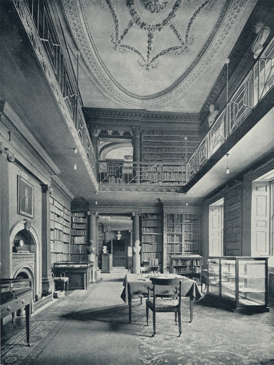 Bibliothèque du Collège : La partie centrale, 1926 - Unbekannt