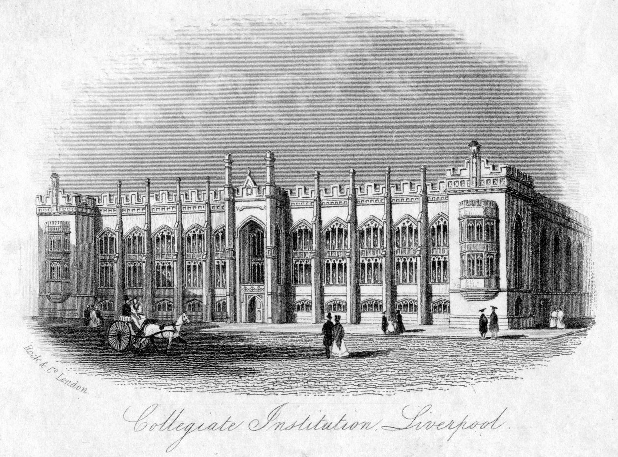 Institution Collégiale, Liverpool, vers 1870 - Unbekannt