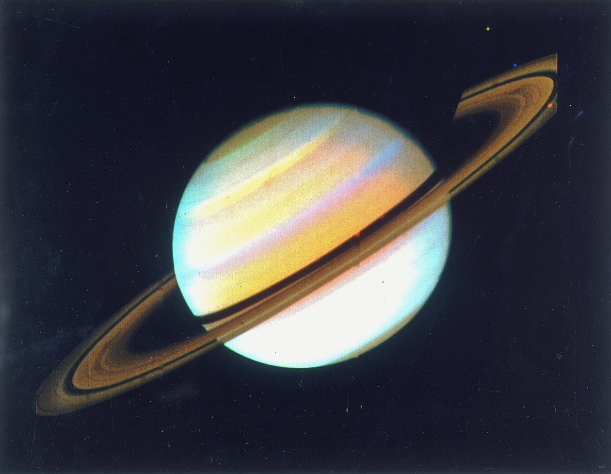 Vue en couleur améliorée de Saturne - Unbekannt