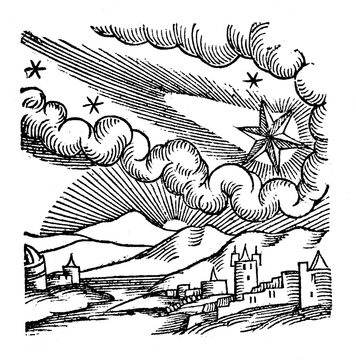 Comète de 1456 Halley - Unbekannt