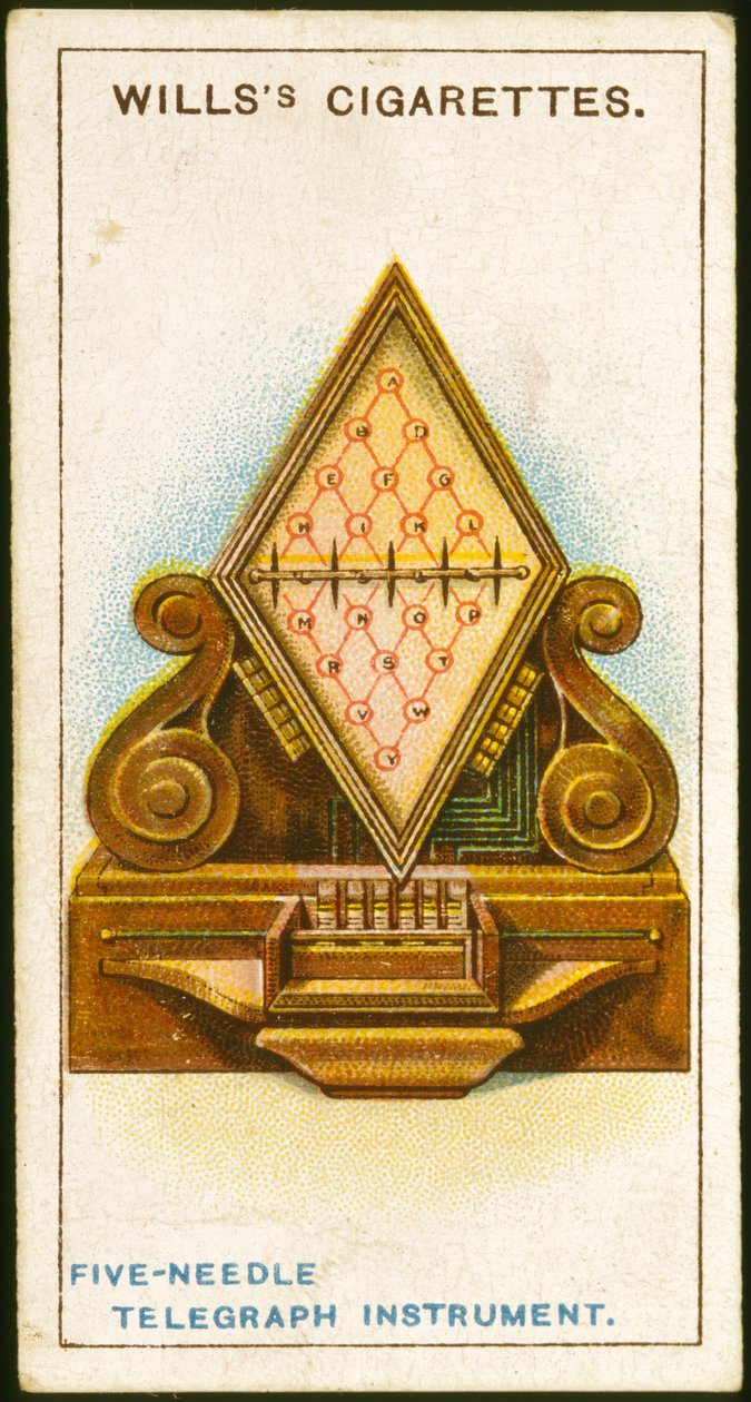 Télégraphe à 5 aiguilles de Cook et Wheatstone, 1837, 1915 - Unbekannt