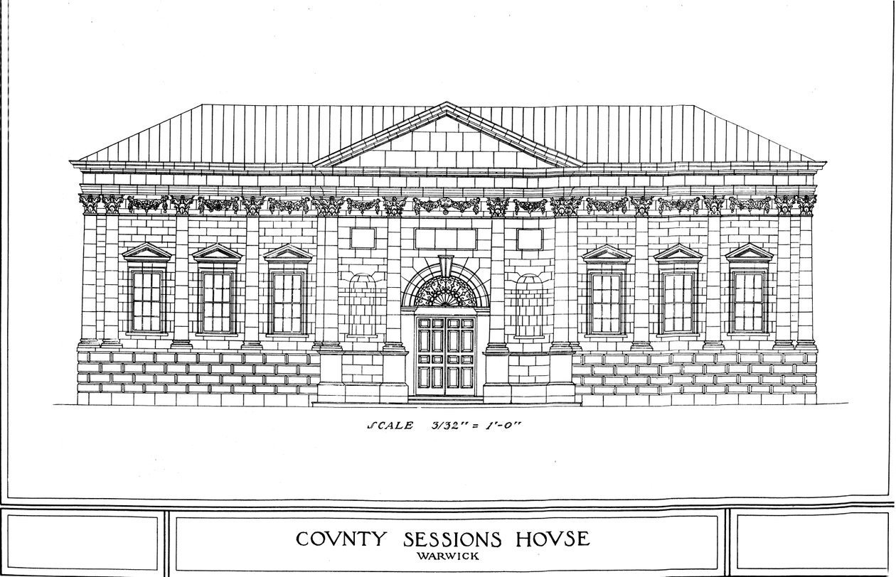 Maison des sessions du comté, Warwick, Warwickshire, 1924 - Unbekannt