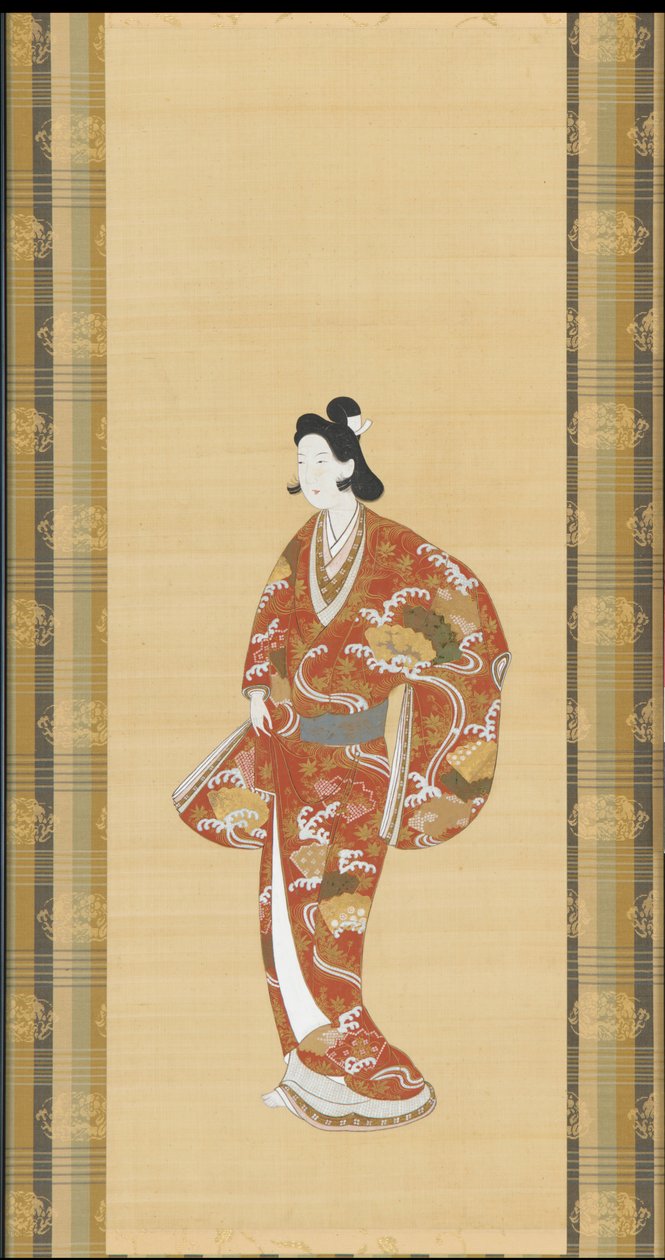 Courtisane, période Edo, 1661-1673 - Unbekannt