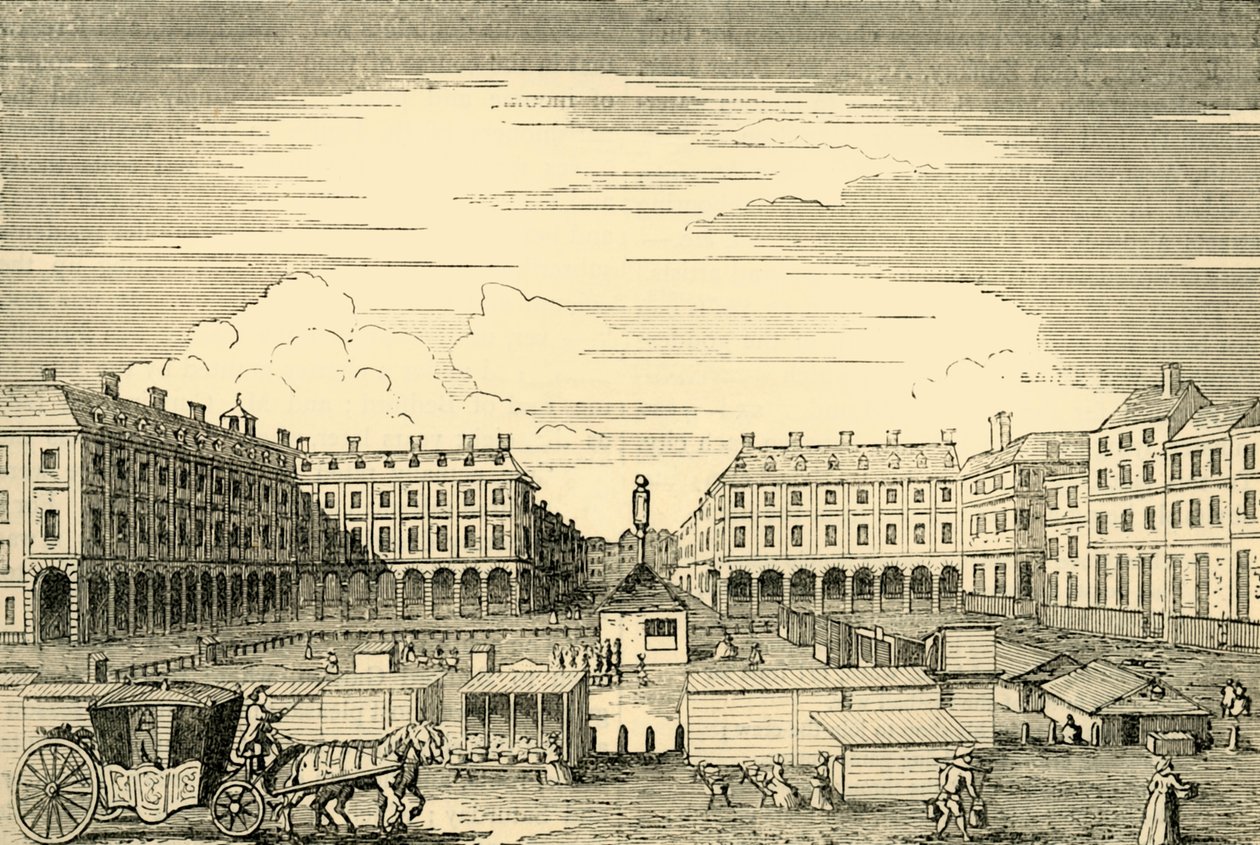 Marché de Covent Garden, vue vers l
