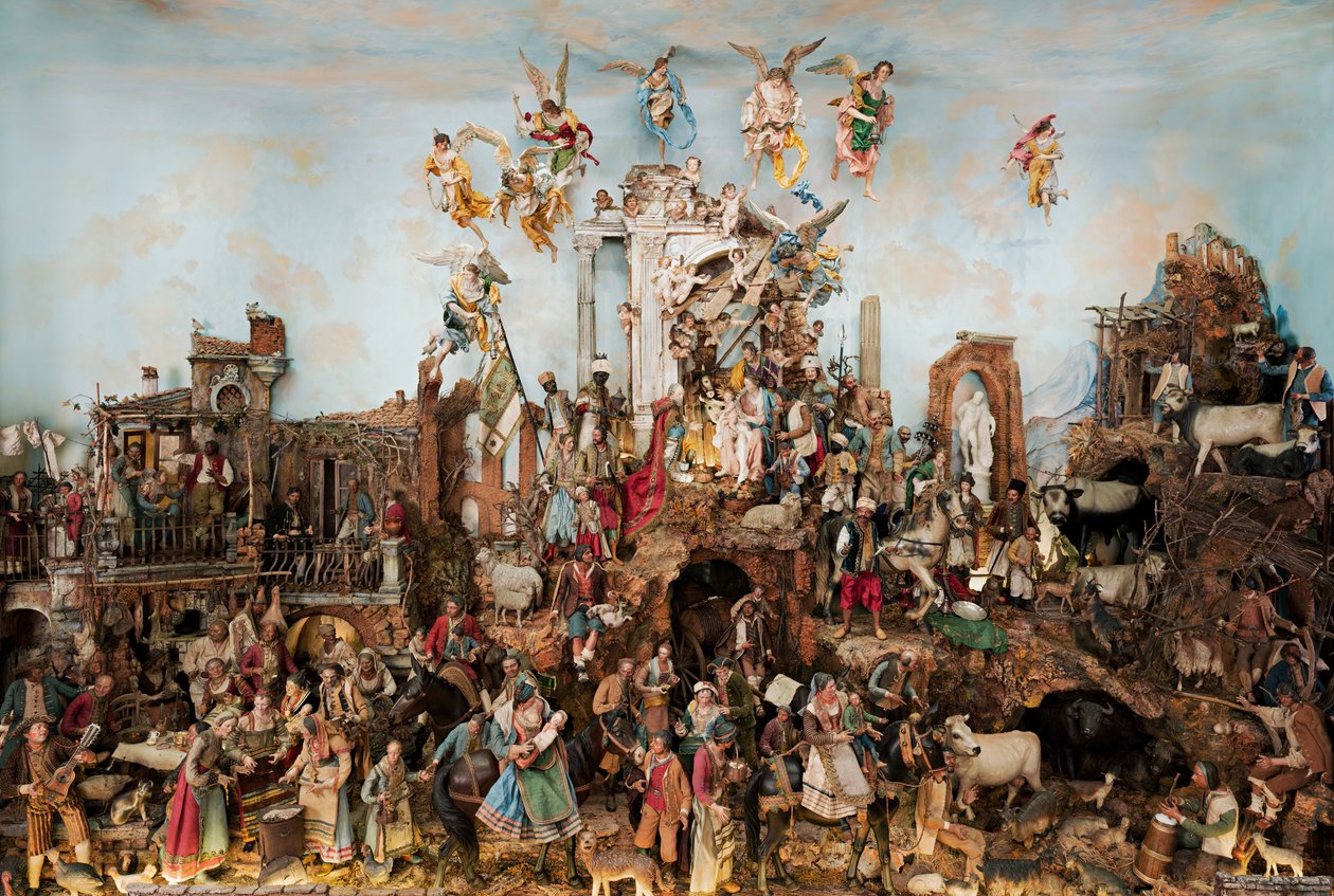 Crèche, milieu du 18ème siècle - Unbekannt
