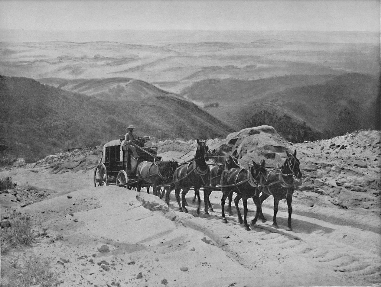 Traversée du col de San Marcos, Californie, c1897 - Unbekannt