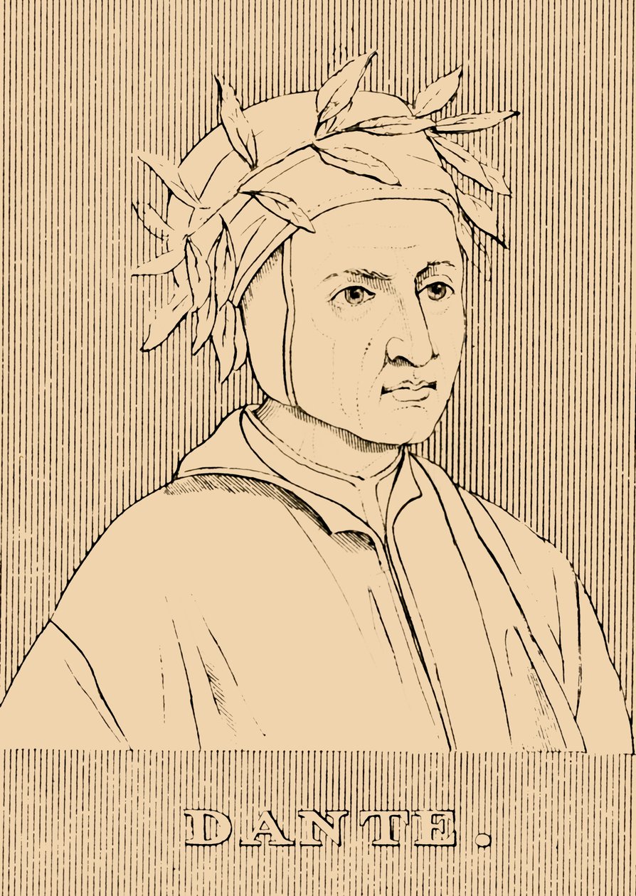 Dante, vers 1265-1321, 1830 - Unbekannt