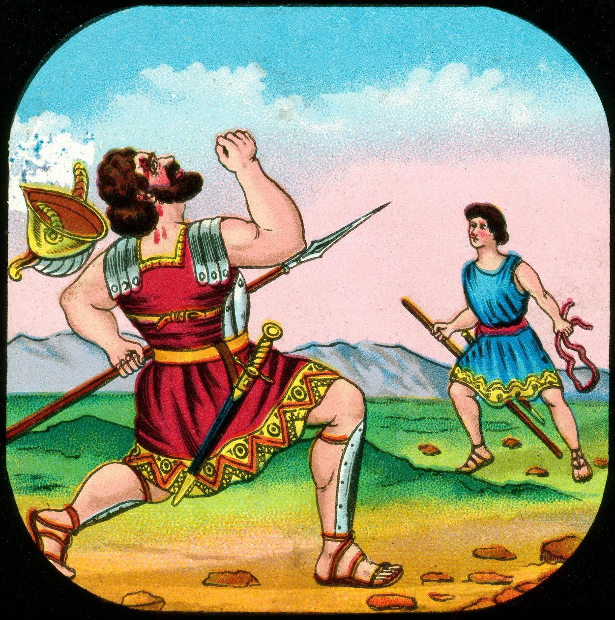 David tuant Goliath - Unbekannt