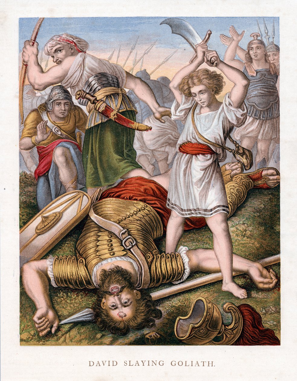David tuant Goliath - Unbekannt