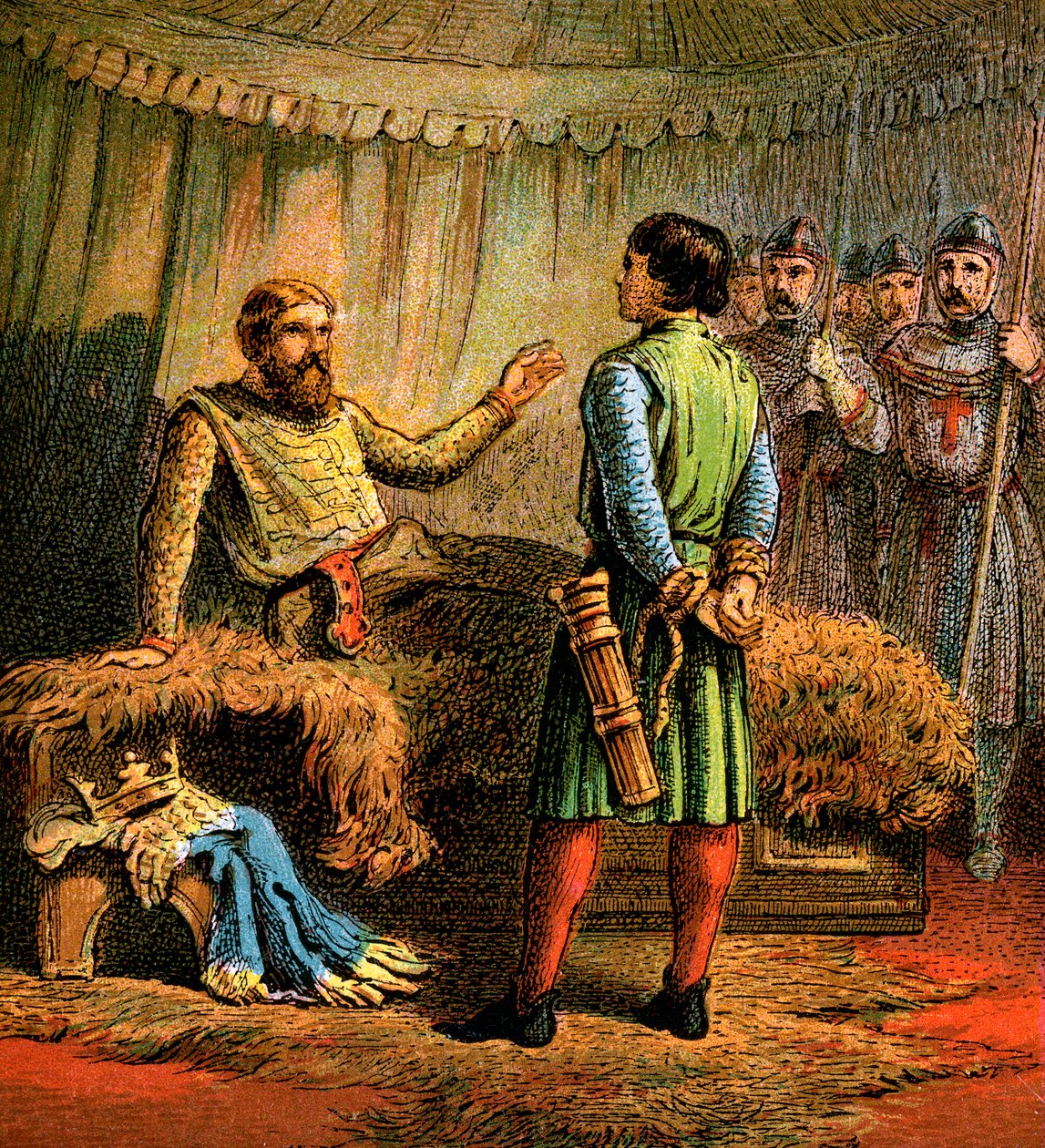 Mort de Richard Ier, 1199, vers 1850 - Unbekannt
