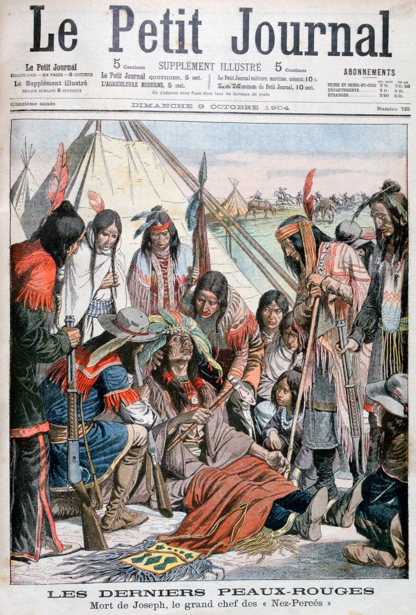 Mort de Joseph, chef des Nez-Percés, 1904 - Unbekannt