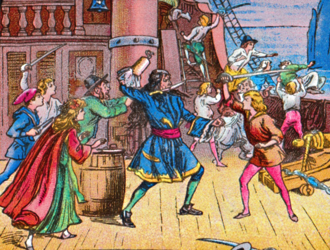 Défaite des pirates, vers 1905 - Unbekannt