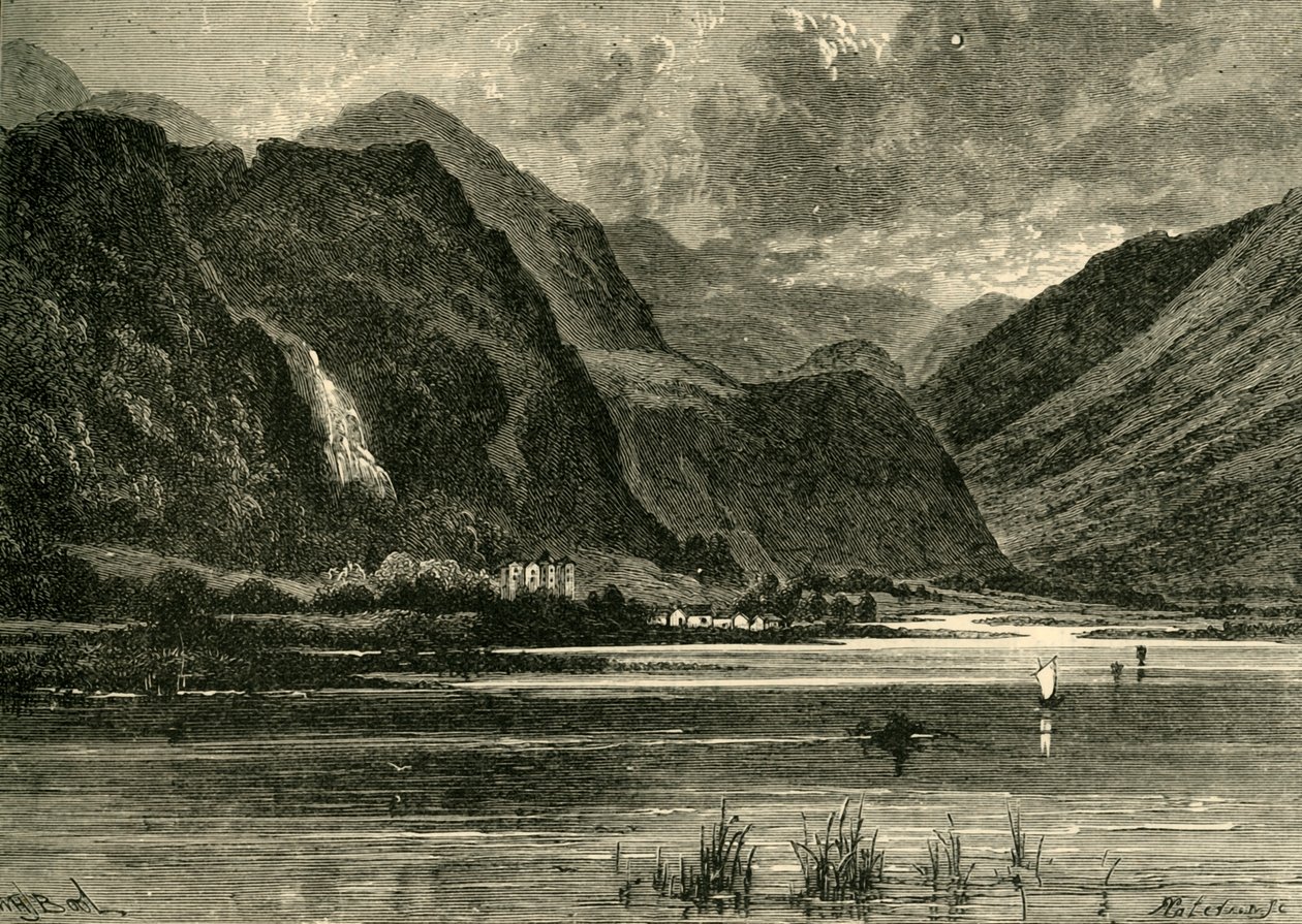 Derwentwater, regardant vers Borrowdale, 1898 - Unbekannt