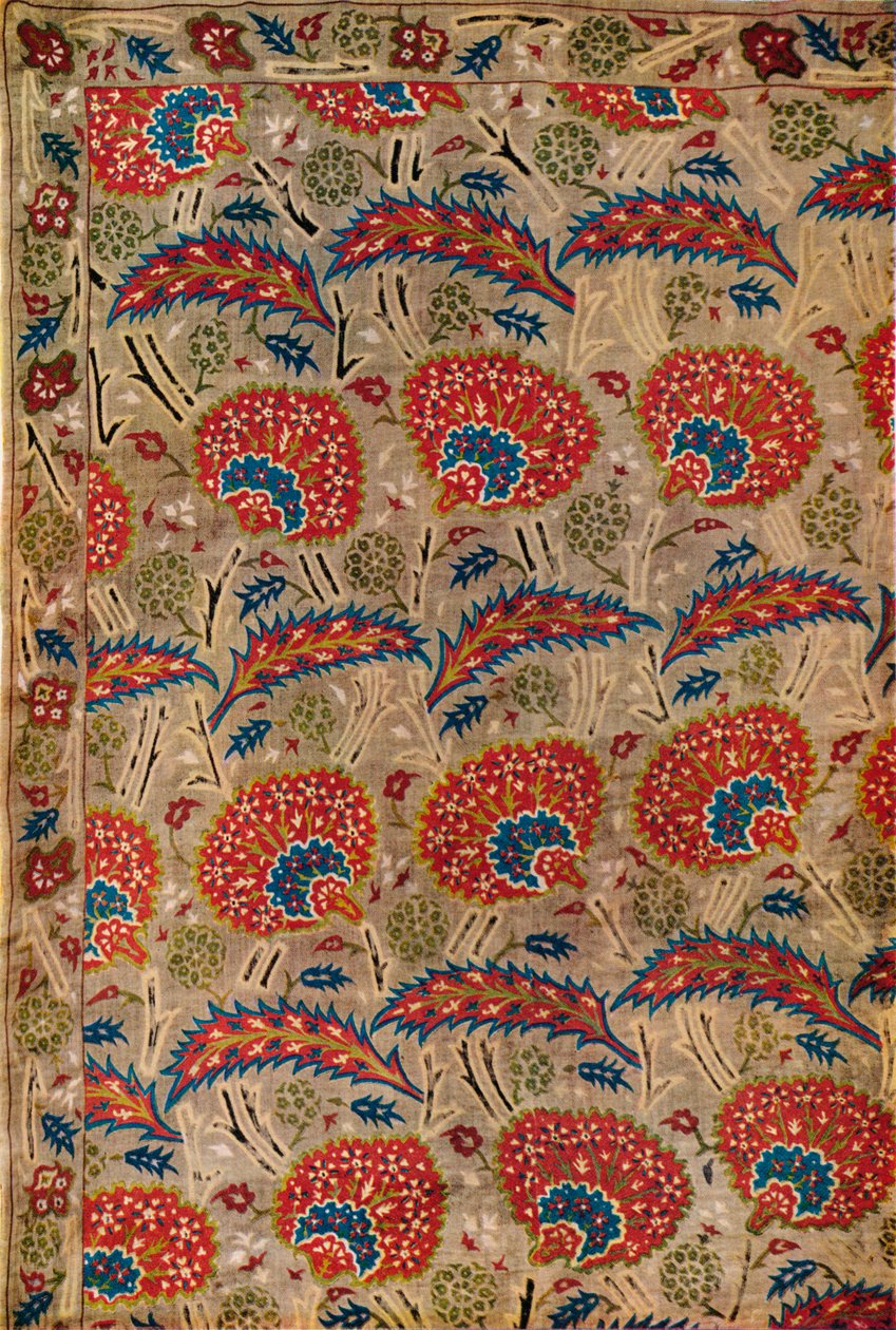 Détail de rideau, de Turquie, vers 1650 - Unbekannt
