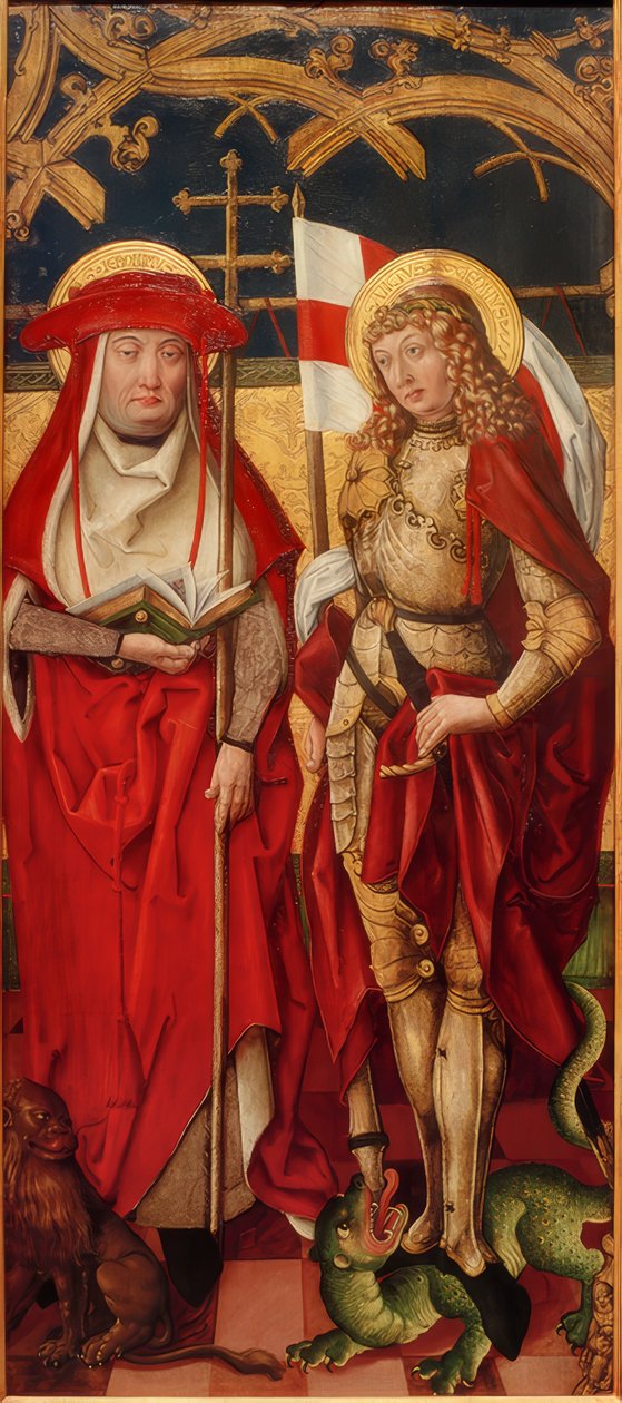 Les saints Jérôme et Georges - Unbekannt