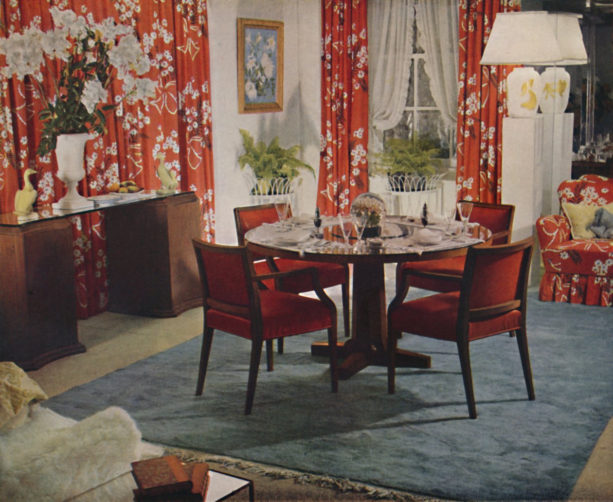 Salle à manger conçue par Hayes Marshall, 1939 - Unbekannt