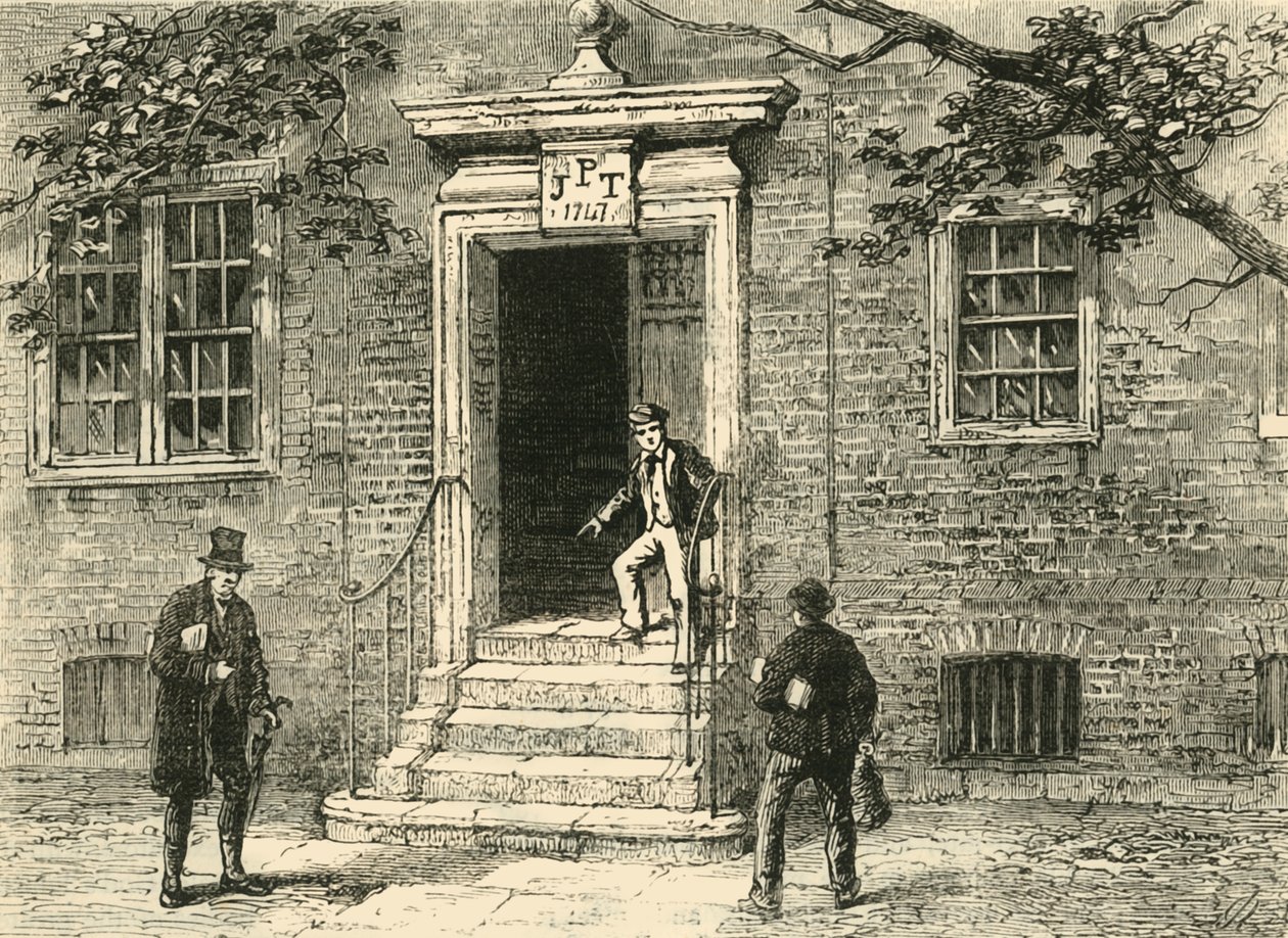 Porte à Staples Inn, vers 1872 - Unbekannt