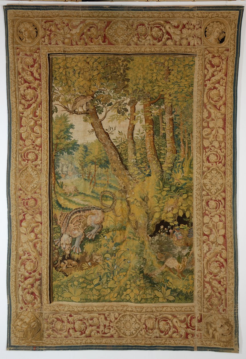 Dragon mangeant des œufs Tapisserie, milieu du XVIIe siècle - Unbekannt