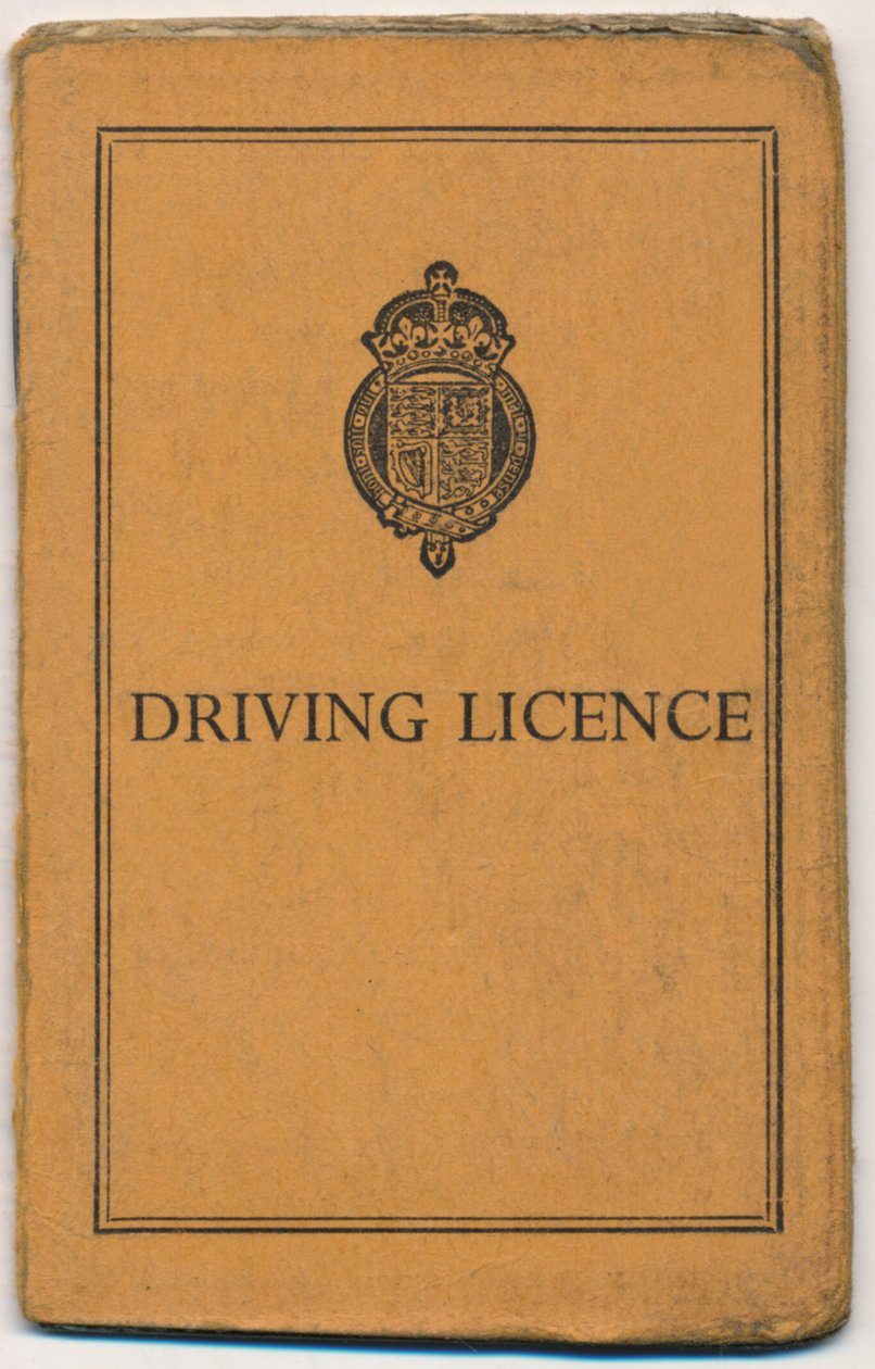 Permis de conduire, 1950 - Unbekannt