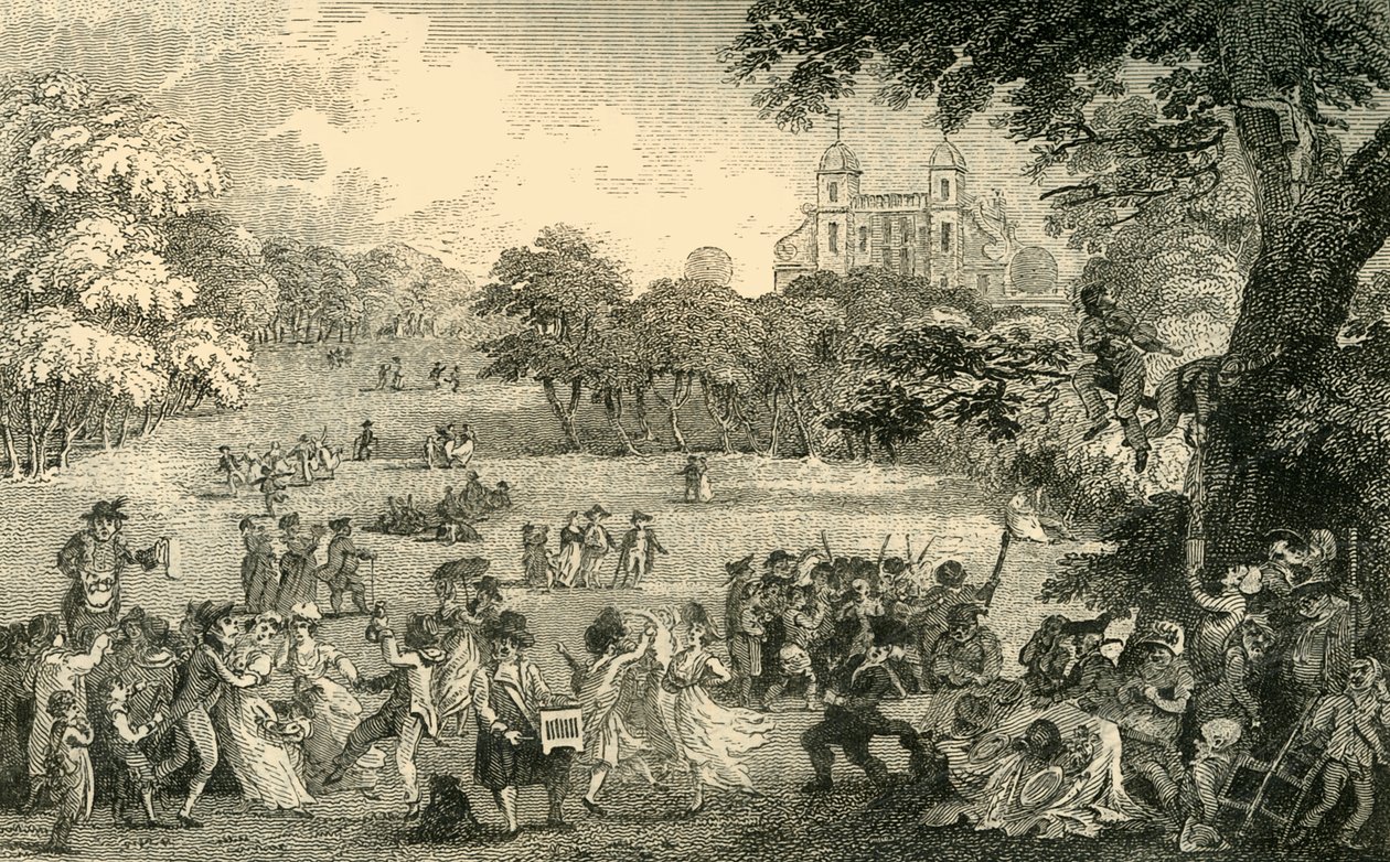 Lundi de Pâques dans le parc de Greenwich - Unbekannt