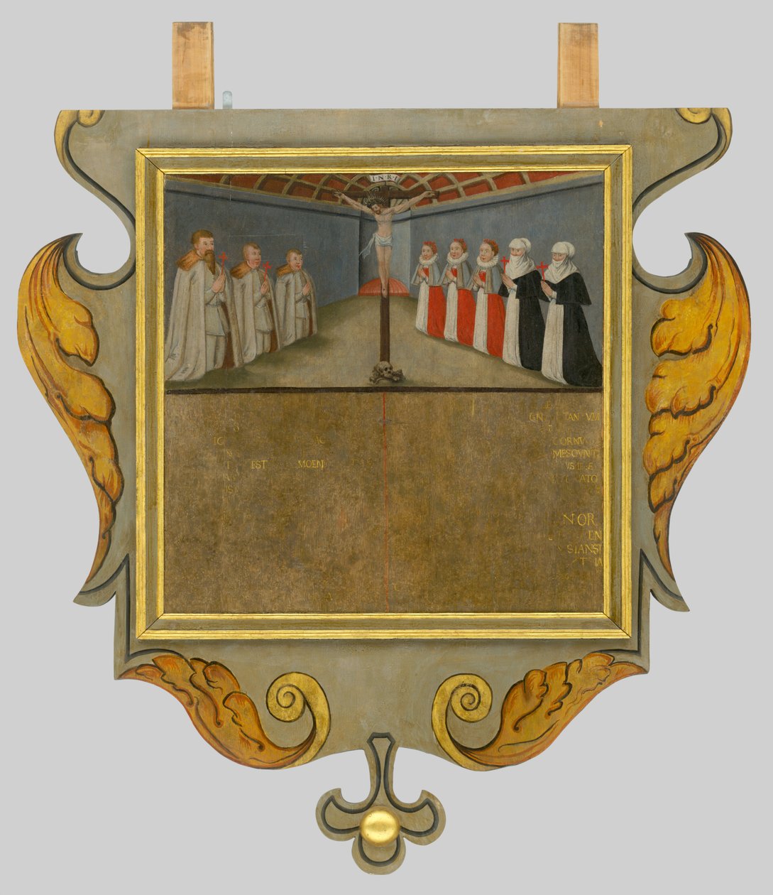 Épitaphe avec crucifixion - Unbekannt