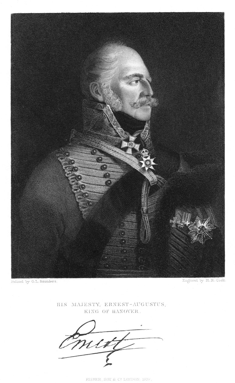 Ernest-Auguste, roi de Hanovre, 1837 - Unbekannt