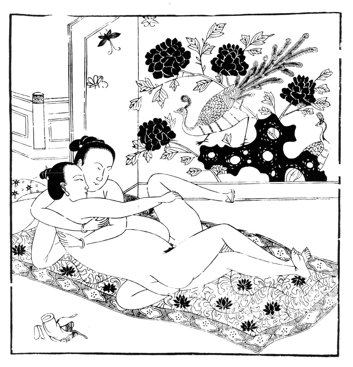 Gravure érotique, chinoise - Unbekannt