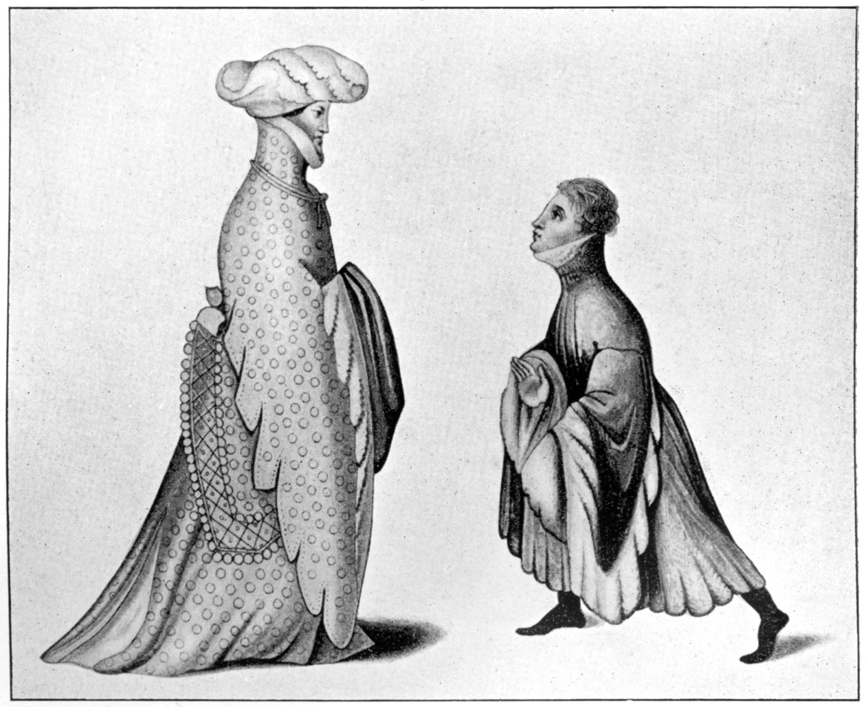 Exemples de la houppelande, 14ème siècle, 1910 - Unbekannt