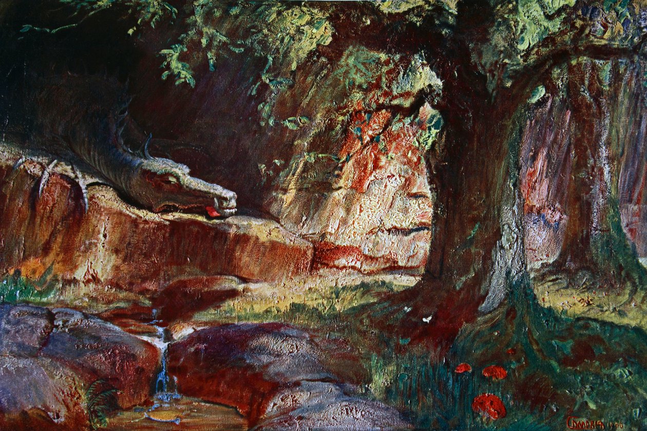 Fafner dans sa caverne, 1906 - Unbekannt