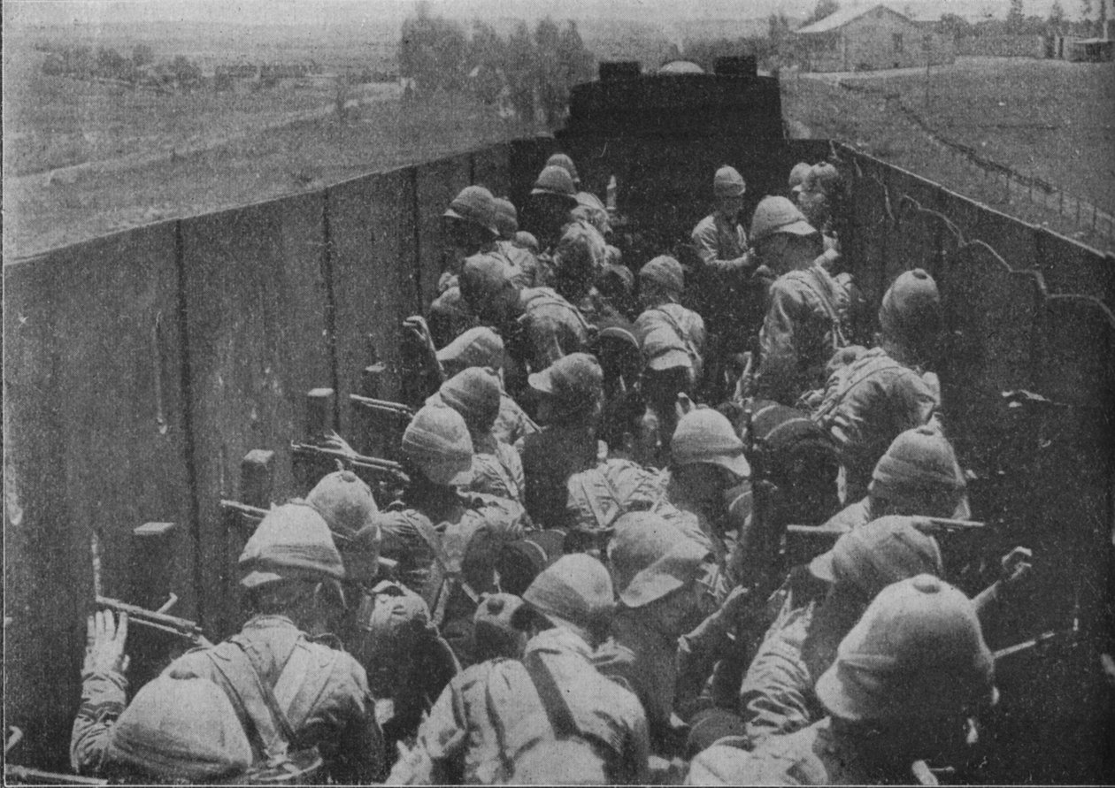 Tir depuis un train blindé, 1902 - Unbekannt