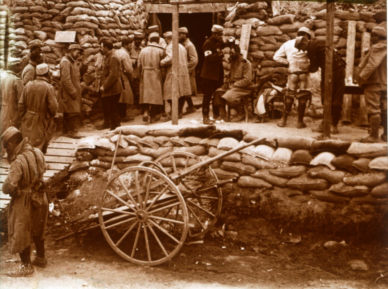 Poste de premiers secours, Ablain-Saint-Nazaire, Nord de la France, c1914-c1918 - Unbekannt