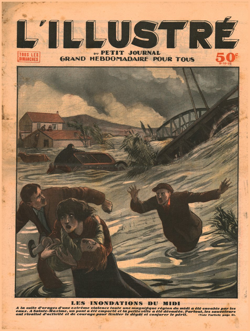 Inondations dans le sud de la France, 1932 - Unbekannt