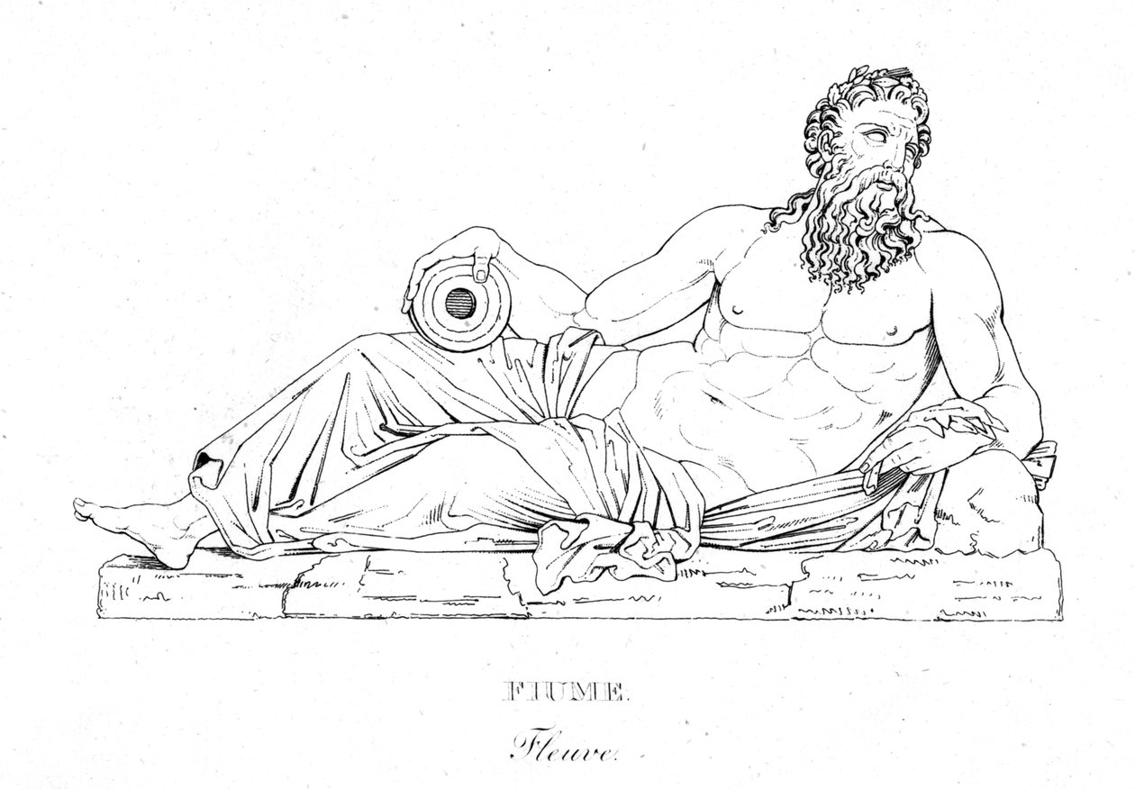 Flume Fleuve, vers 1850 - Unbekannt