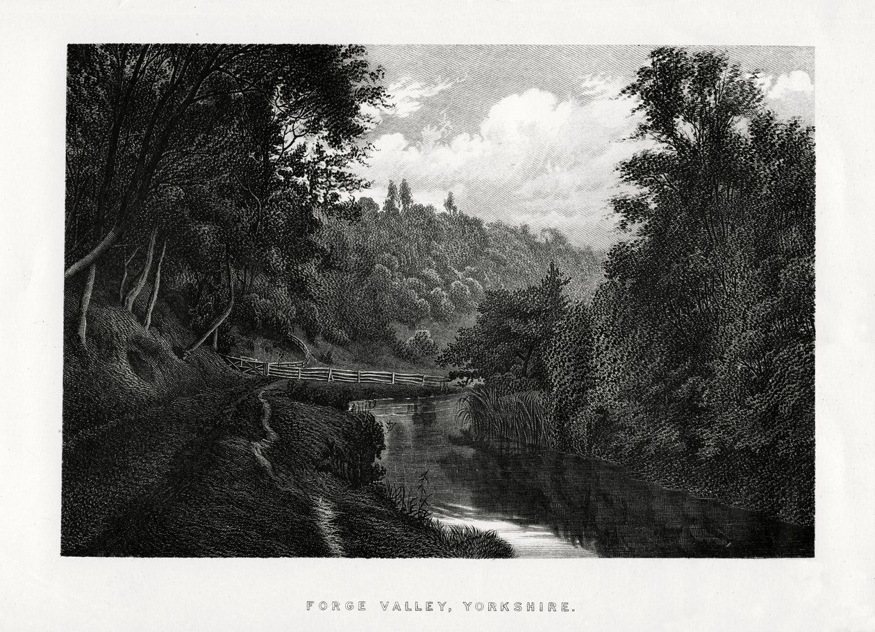 Vallée de Forge, Yorkshire, 1896 - Unbekannt