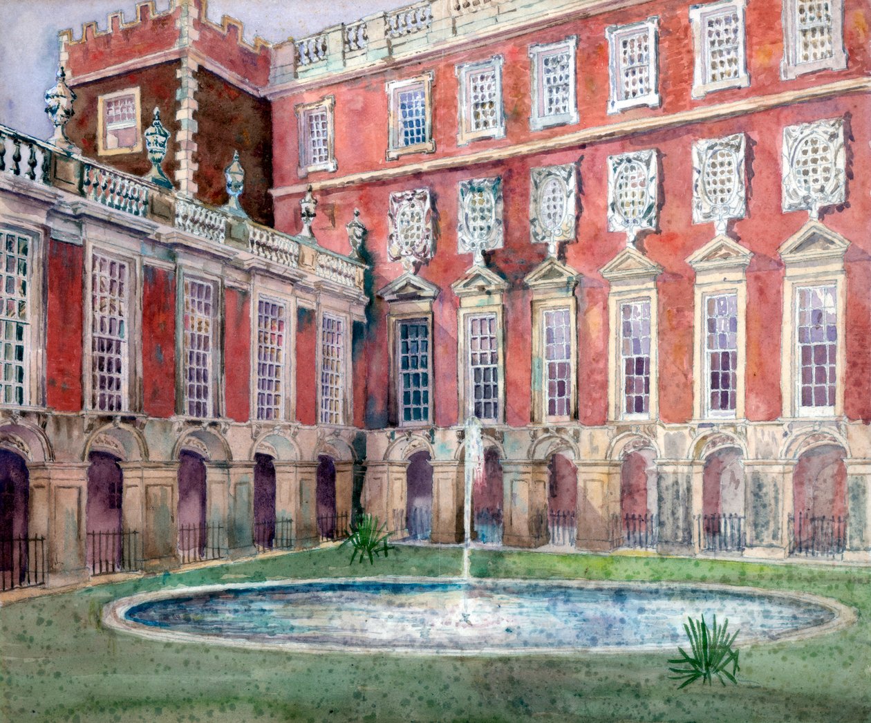 Fontaine au Palais de Hampton Court - Unbekannt