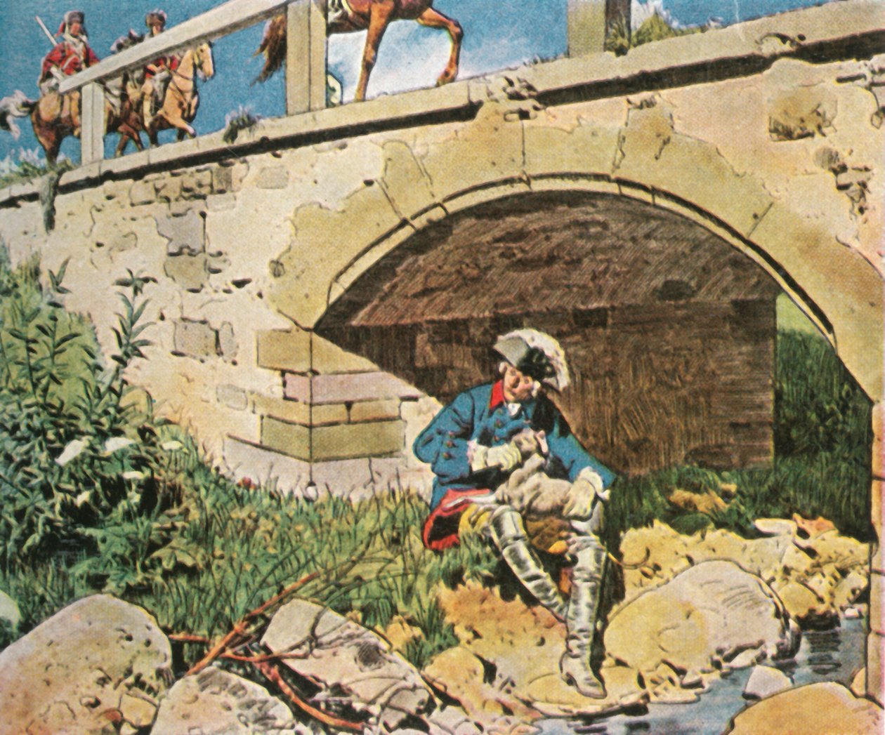 Frédéric le Grand échappe à la capture, 1745, 1936 - Unbekannt