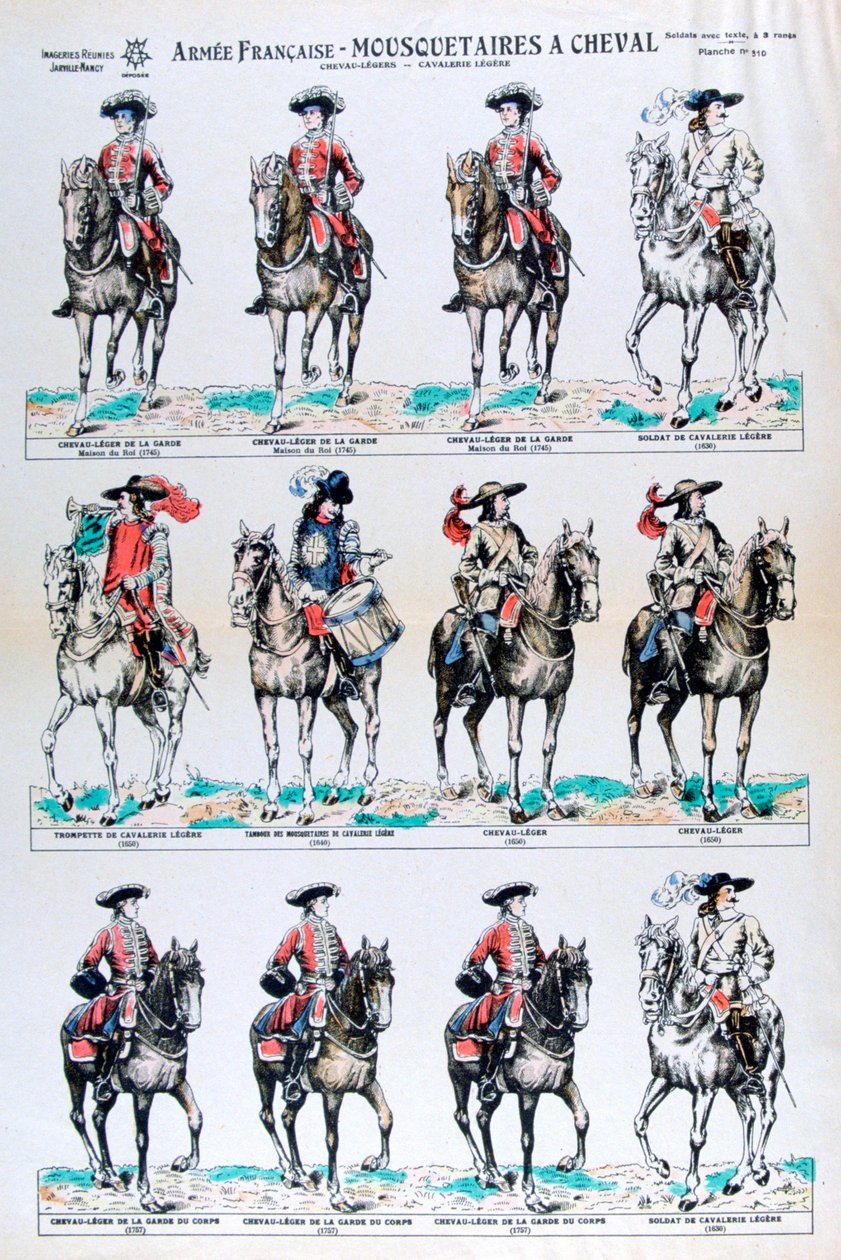 Armée française, mousquetaires montés, 18ème siècle 19ème siècle - Unbekannt