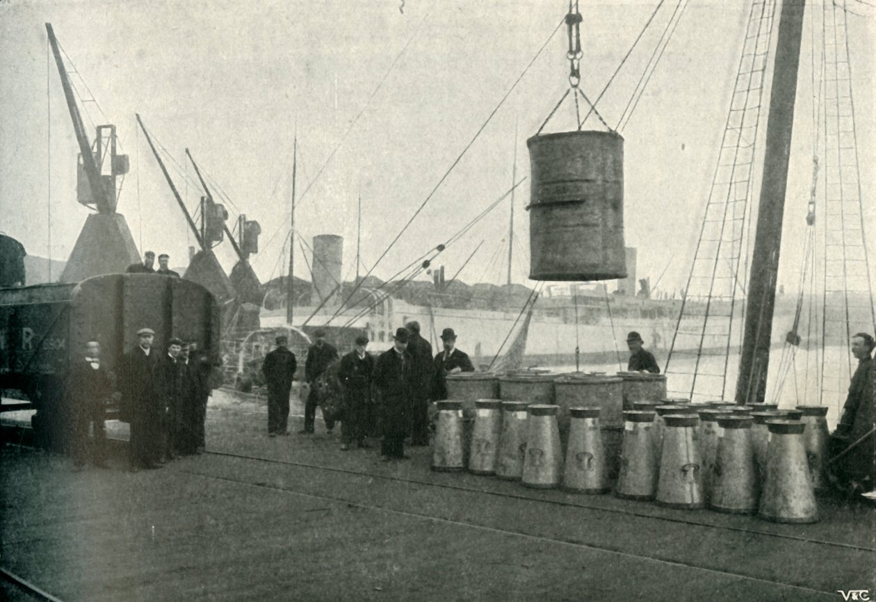 Lait français débarqué à Southampton, 1902 - Unbekannt