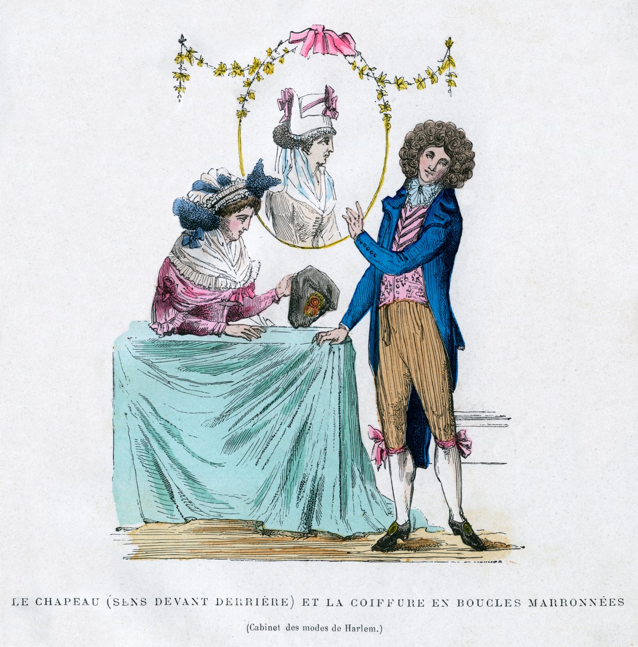 Mode et coiffure françaises, début du 19ème siècle - Unbekannt