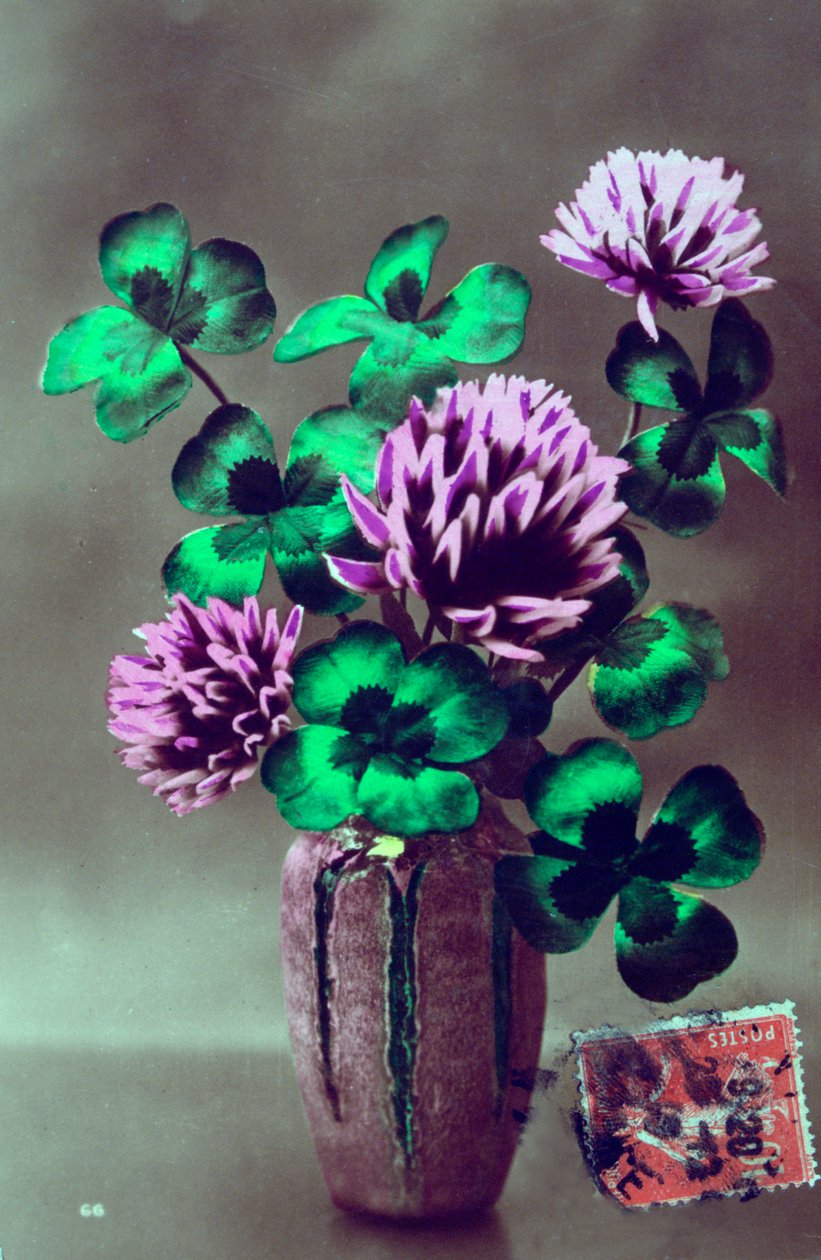 Carte postale de fleurs françaises, c1900 - Unbekannt