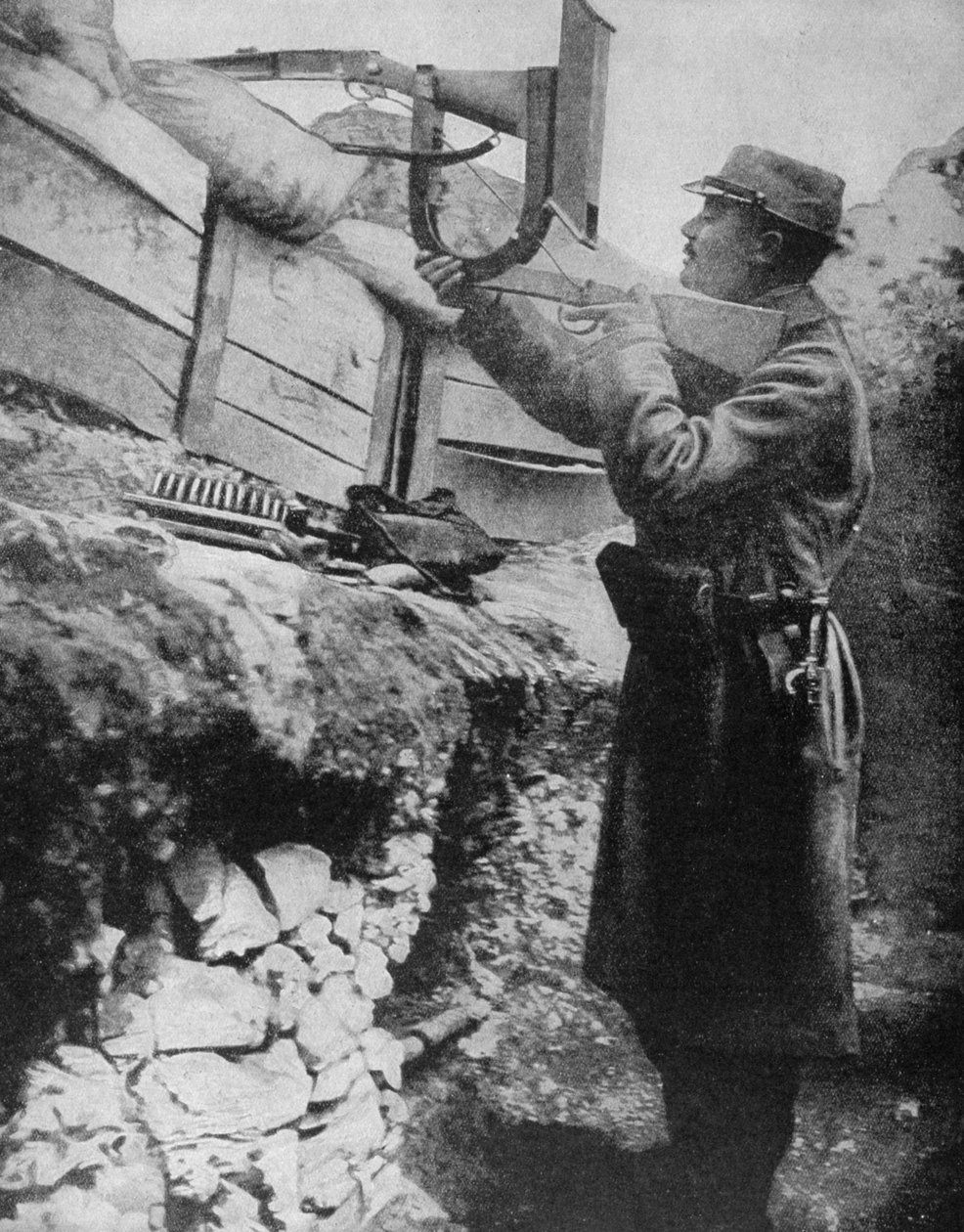 Fusil périscope de tranchée français, 1915 - Unbekannt
