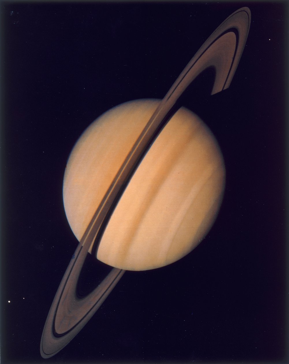 Vue complète de Saturne et de ses anneaux, 1980 - Unbekannt