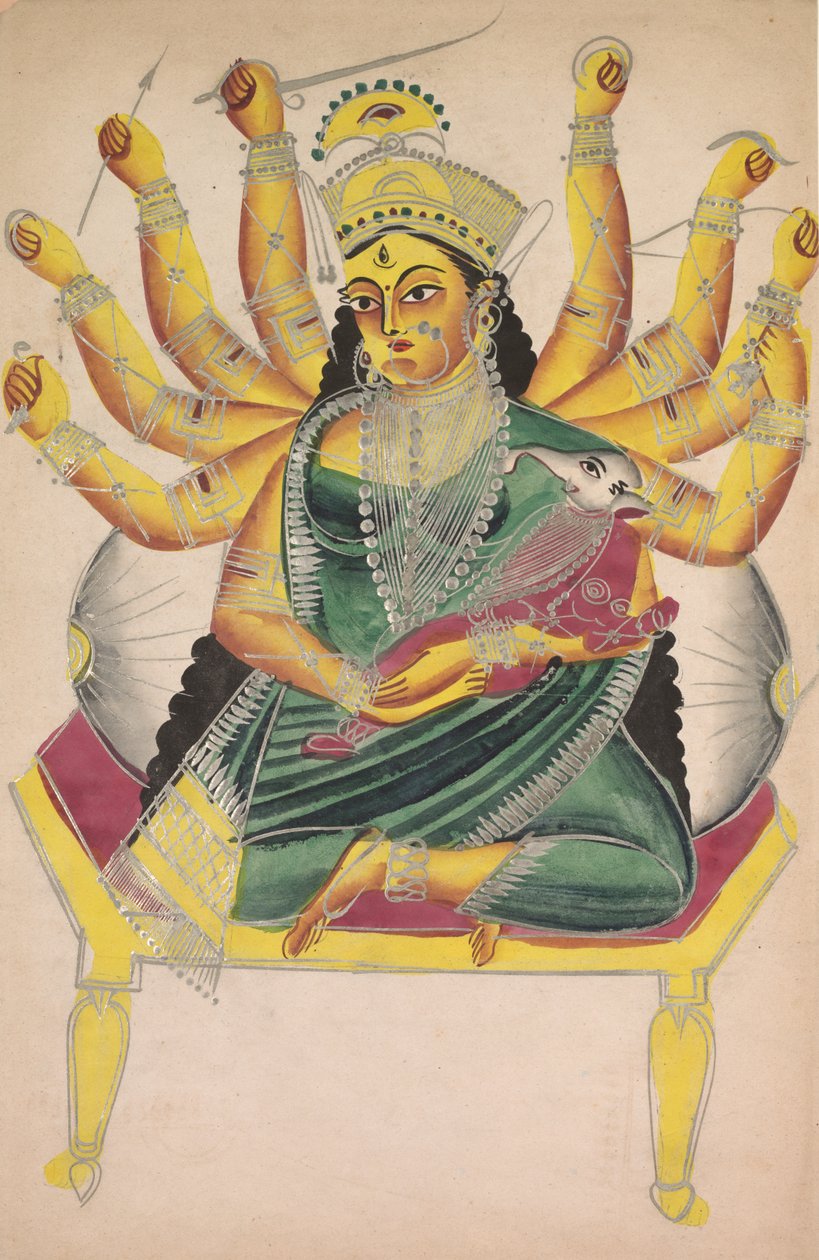 Ganesha-Janani, mère de Ganesh, années 1800 - Unbekannt
