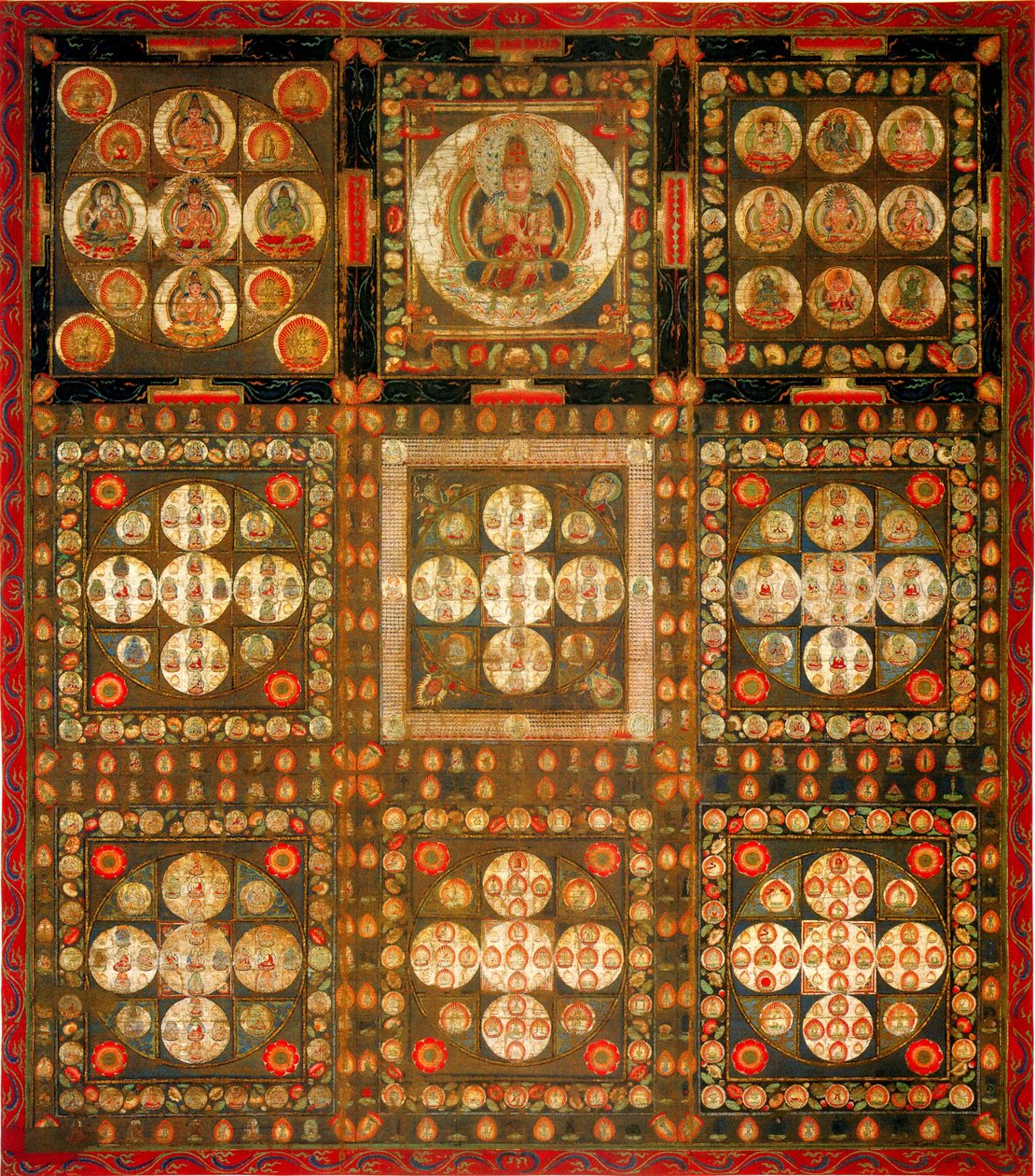 Garbhadhatu Mandala, VIIIe-IXe siècle - Unbekannt