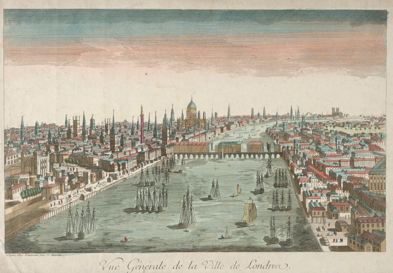 Vue générale de Londres - Unbekannt