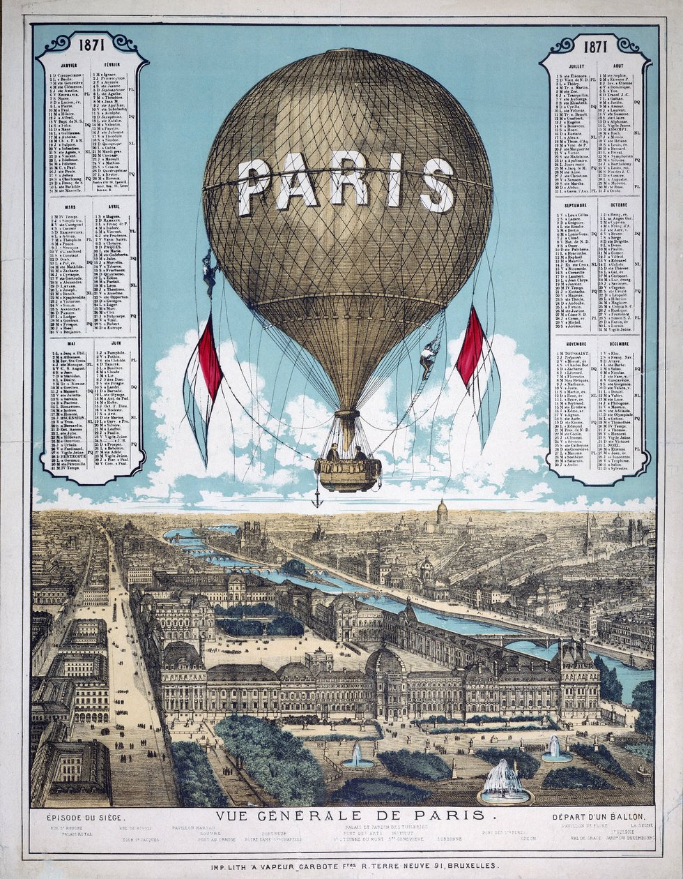Vue générale de Paris, France - Unbekannt