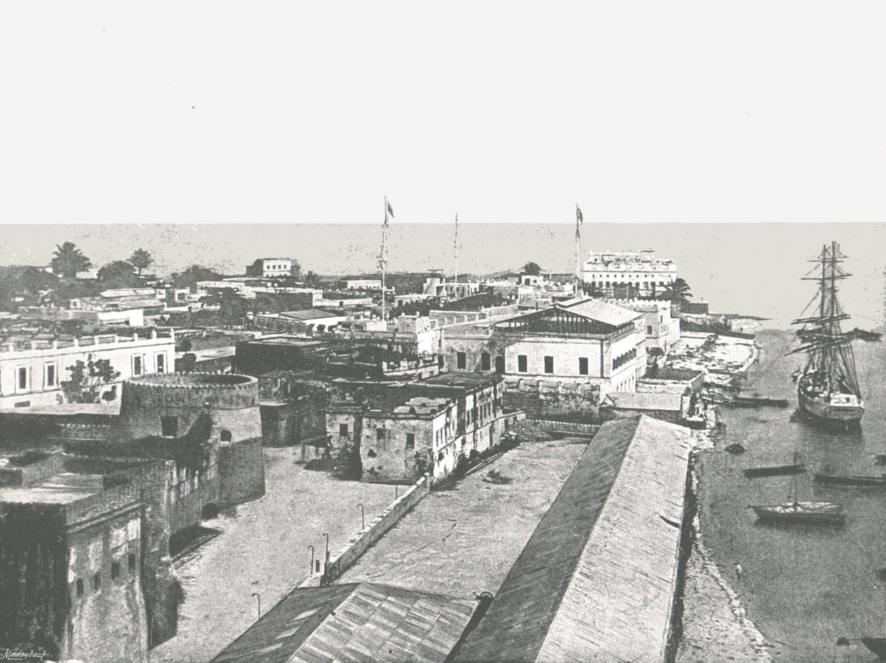 Vue Générale de la Capitale, Zanzibar, 1895 - Unbekannt